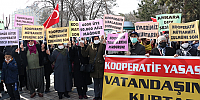 Kayseri'de konut kooperatifi mağduru olduklarını iddia eden 500 kişi eylem yaptı